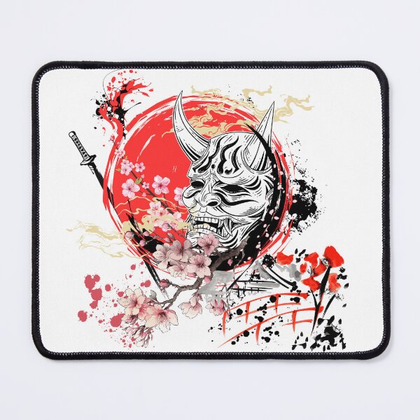 Item preview, Japanese Oni Mask designed and sold by Nacho Average Designs.