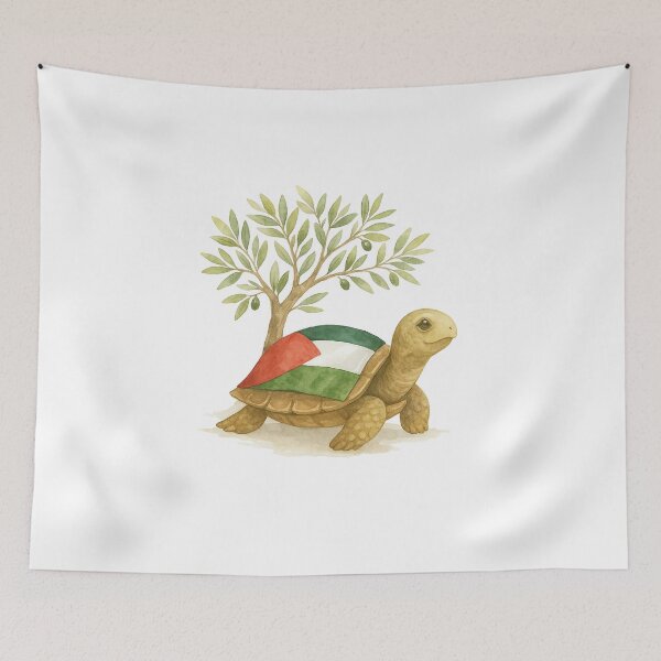 Item preview, Stillness and Strength – Turtle of Palestine designed and sold by FREE_PALESTINE_DESIGN.