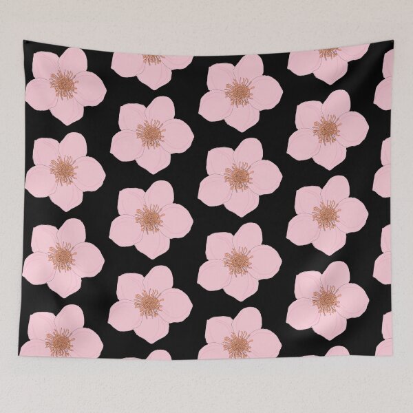 Item preview, Pink Lenten Rose Hellebore Flower designed and sold by ThePlantGoblin.