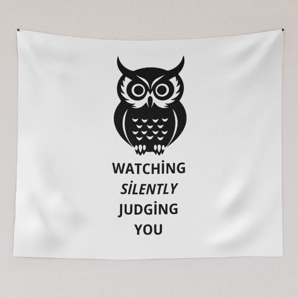 Item preview, “Judgy Owl” – Silently Judging You designed and sold by Teenomix.