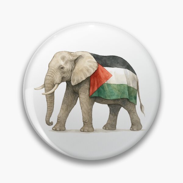 Item preview, The Memory of Freedom – Elephant of Palestine designed and sold by FREE_PALESTINE_DESIGN.