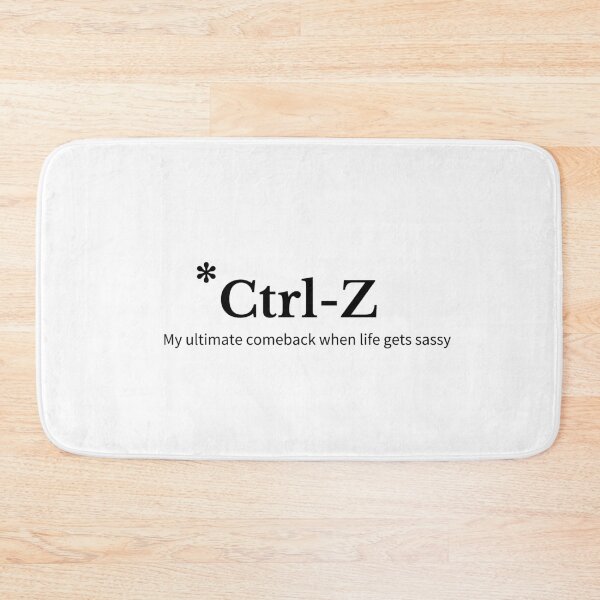Item preview, Ctrl+Z Life - The Ultimate Undo Button Tee designed and sold by Teenomix.