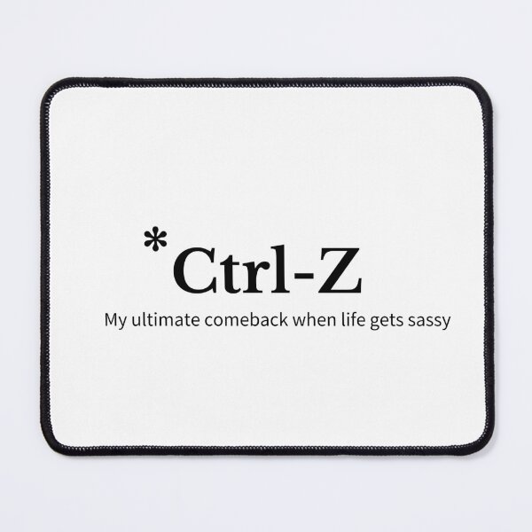 Item preview, Ctrl+Z Life - The Ultimate Undo Button Tee designed and sold by Teenomix.