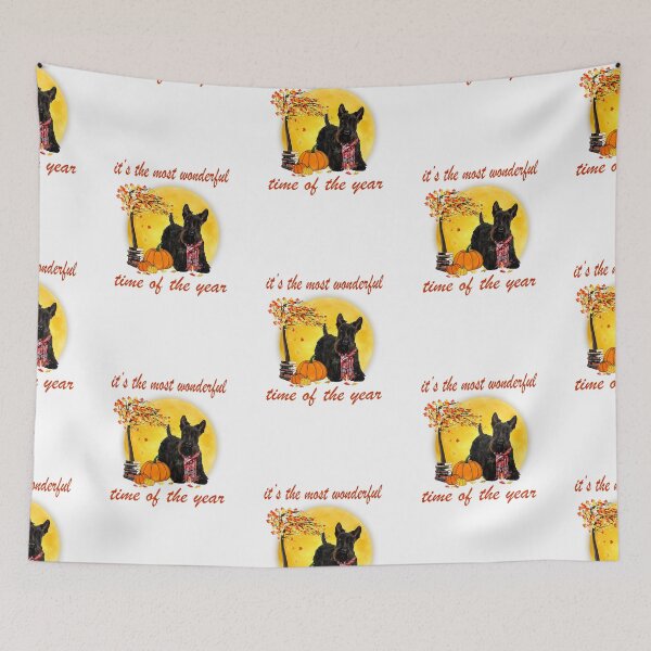 Item preview, Scottish Terrier Dog Its The Most Wonderful Time Of The Premium designed and sold by mcinnesstore.