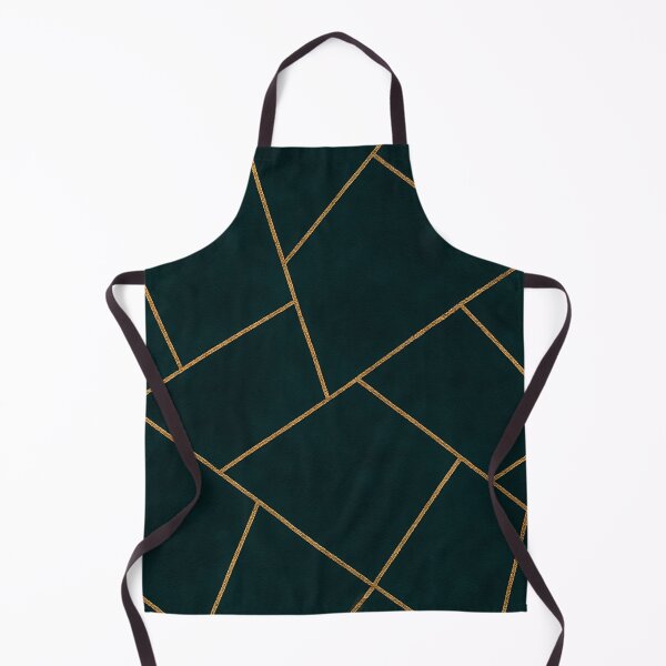 Item preview, Dark Teal Ink Gold Geometric Pattern Glam designed and sold by svarupa.