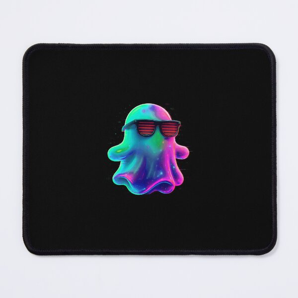 Item preview, 3D Glitched Neon Ghost Sticker Retro Vaporwave Aesthetic designed and sold by High Pixels.