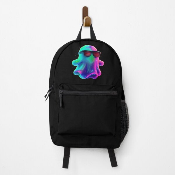 Item preview, 3D Glitched Neon Ghost Sticker Retro Vaporwave Aesthetic designed and sold by High Pixels.