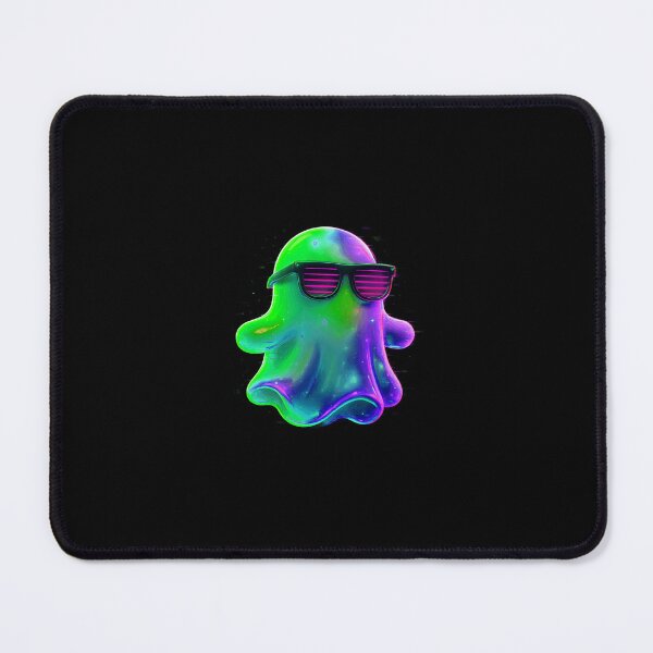 Item preview, 3D Glitched Neon Ghost Sticker Retro Vaporwave Aesthetic designed and sold by High Pixels.