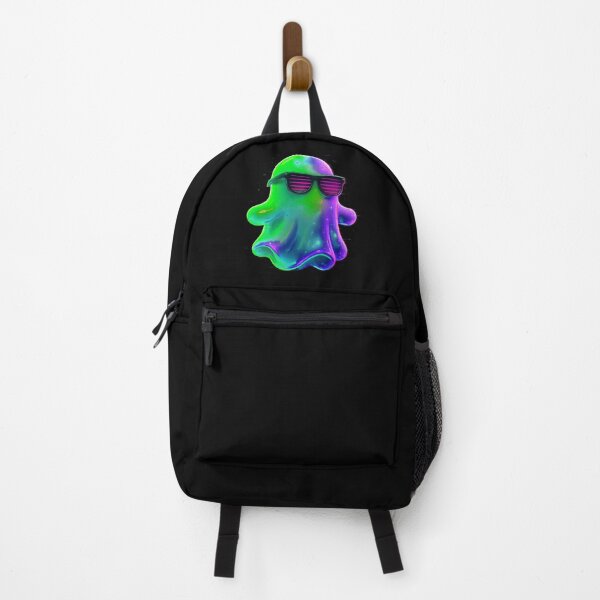 Item preview, 3D Glitched Neon Ghost Sticker Retro Vaporwave Aesthetic designed and sold by High Pixels.
