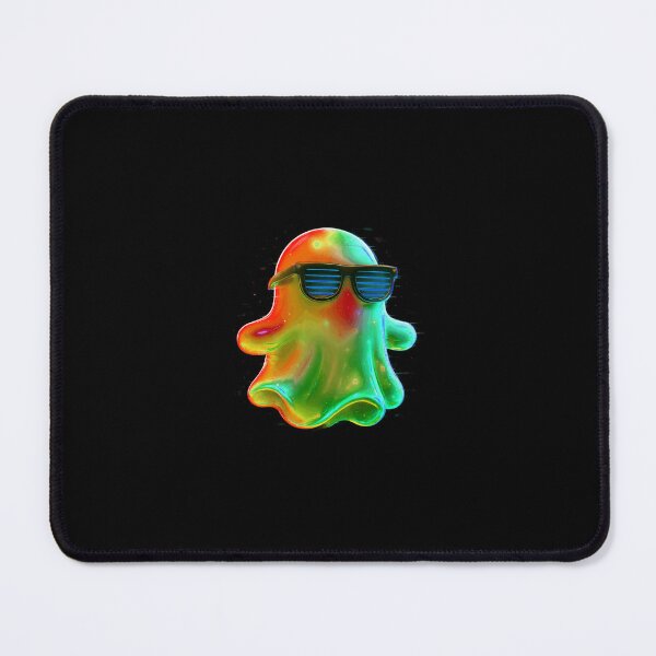 Item preview, 3D Glitched Neon Ghost Sticker Retro Vaporwave Aesthetic designed and sold by High Pixels.