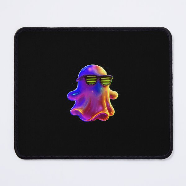 Item preview, 3D Glitched Neon Ghost Sticker Retro Vaporwave Aesthetic designed and sold by High Pixels.