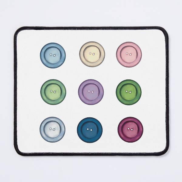 Item preview, Buttons Sticker Sheet designed and sold by Sophie Louise Arts.