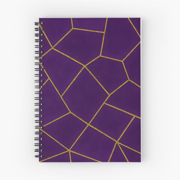 Item preview, Dark Purple Ink Gold Geometric Pattern Glam designed and sold by svarupa.