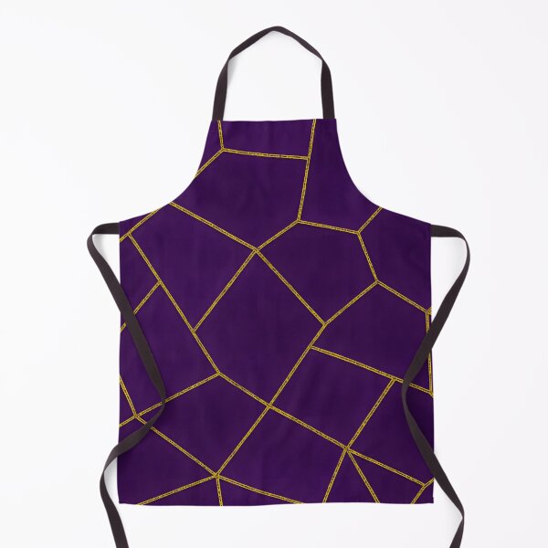 Item preview, Dark Purple Ink Gold Geometric Pattern Glam designed and sold by svarupa.