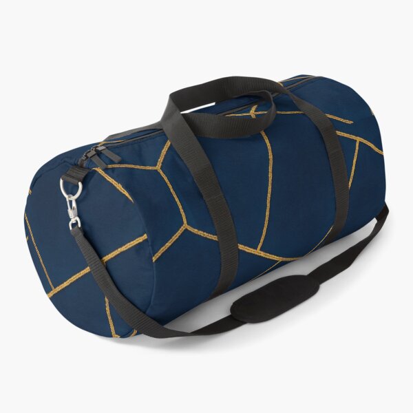Item preview, Dark Blue Ink Gold Geometric Pattern Glam designed and sold by svarupa.