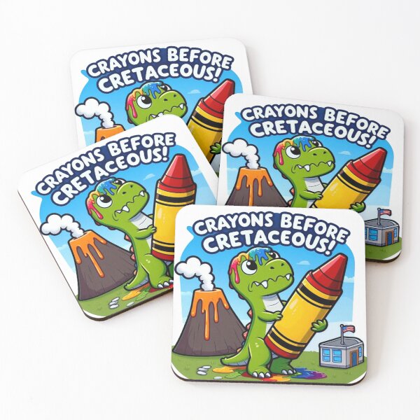 Item preview, Crayons Before Cretaceous Kindergarten designed and sold by ryanapples2.