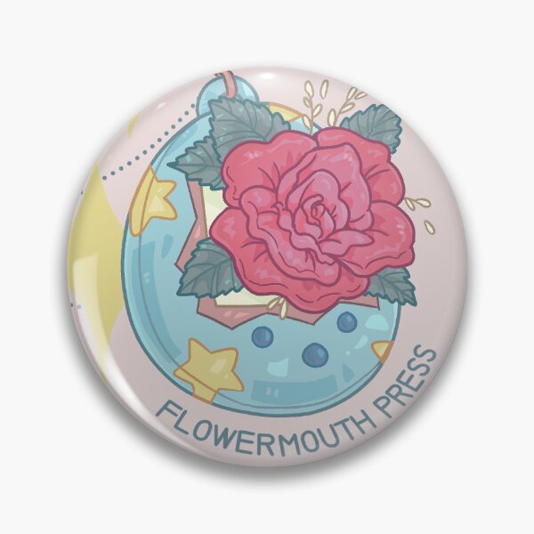 Item preview, Tamagotchi FlowerMouth (Edition 3) Art by: Dax DiPiazza designed and sold by FMPLitMag.