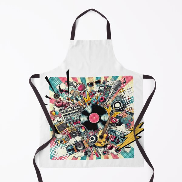 Item preview, Vintage Music Collage designed and sold by Nacho Average Designs.