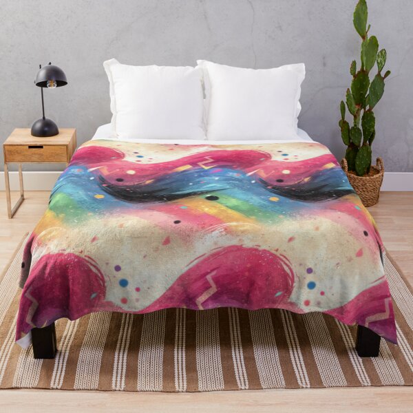 Item preview, Colorful whirlwind of shapes in Memphis style designed and sold by Piotrek0001.