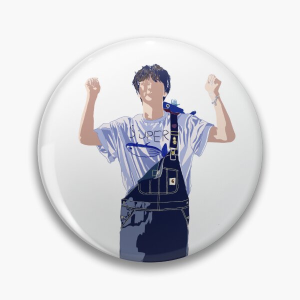 Item preview, SuperTuna Jin BTS – Fishing Fun Fan Art designed and sold by FeedMeLikeUDraw.