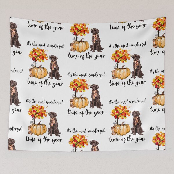 Item preview, Chocolate Labrador Its the most wonderful time of the year designed and sold by mcinnesstore.