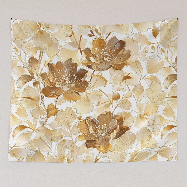 Item preview, Golden Bloom Illustration designed and sold by CoolPixels.