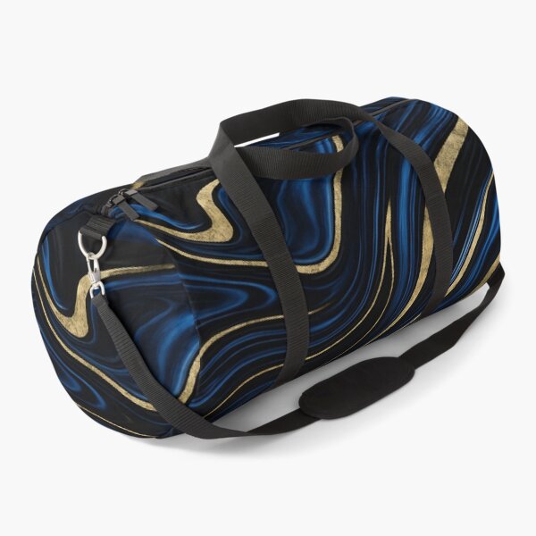 Item preview, Dark Blue Black Gold Glam Marble designed and sold by svarupa.