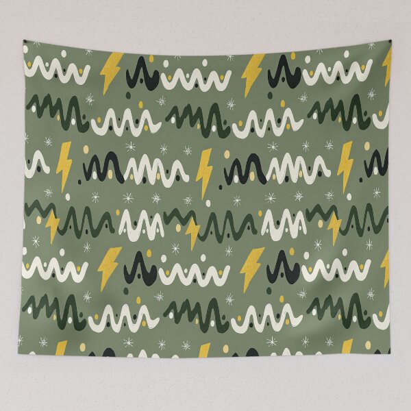 Item preview, Memphis Madness with Squiggles and Confetti designed and sold by Piotrek0001.