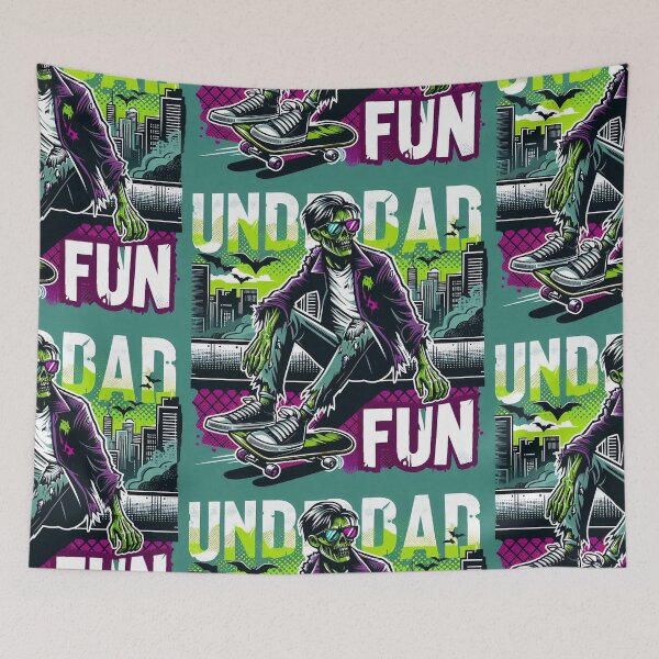 Item preview, Undead Zombie Skater Pop Art Illustration designed and sold by KMHArts.