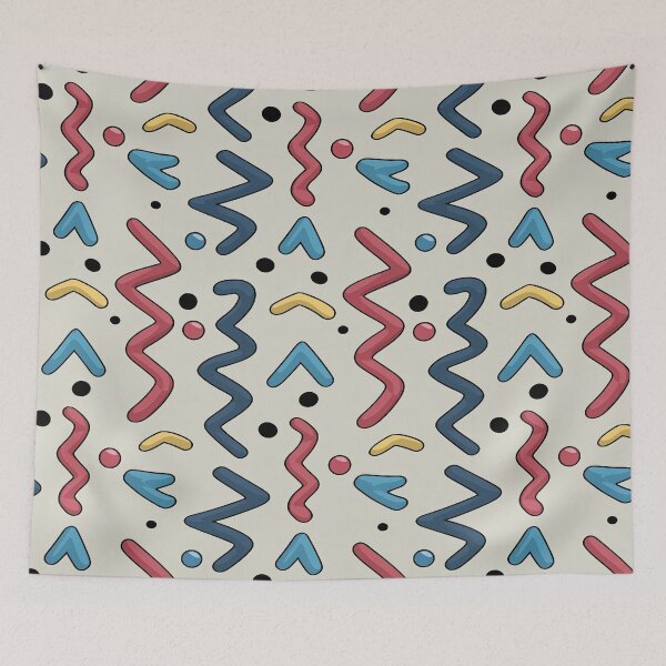 Item preview, Funky Doodle Storm in Bold Composition designed and sold by Piotrek0001.