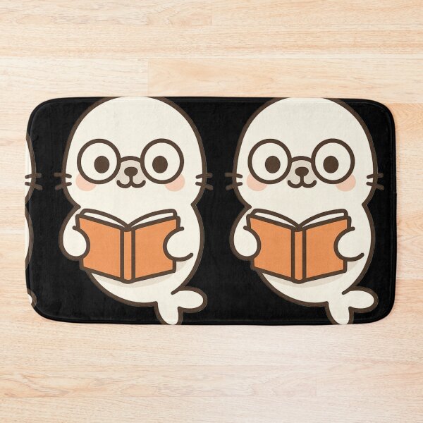 Item preview, Harbor Seals Bookworm Seal designed and sold by DamioPolArt.