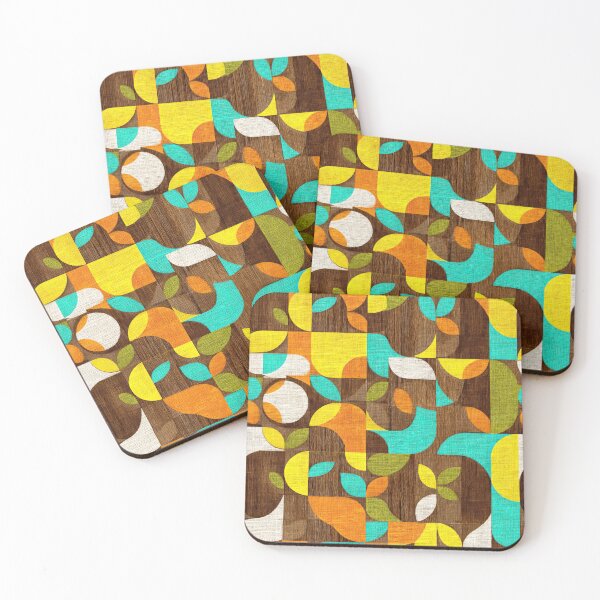 Item preview, Geometric Retro World With Warm Nostalgic Colors designed and sold by Piotrek0001.