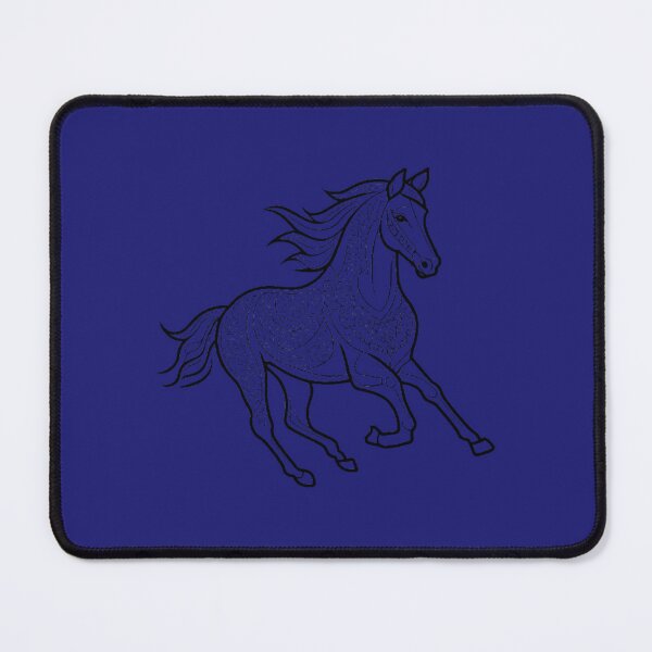 Item preview, Running horse with pattern inside of it designed and sold by Aariq.