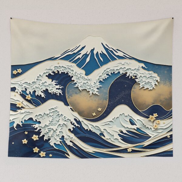 Item preview, Origami of the Waves – Homage to Hokusai. designed and sold by Ralek.