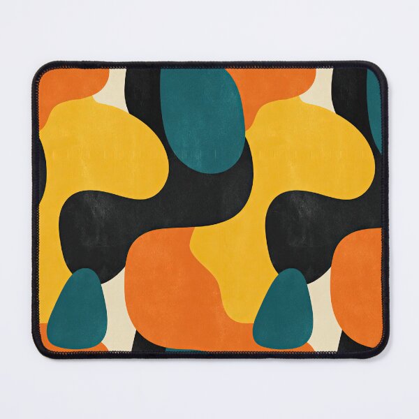 Item preview, Retro Geometry in Warm Mustard and Teal designed and sold by Piotrek0001.