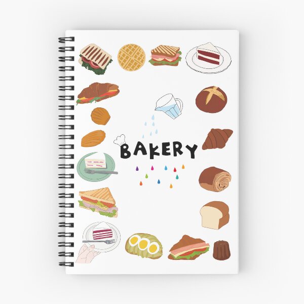 Item preview, Cute Bakery Doodles – Bread & Pastry Clipart designed and sold by cpop-studio.