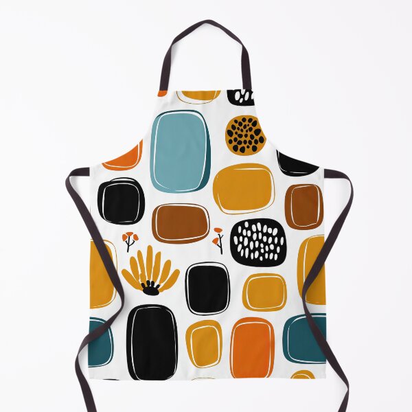 Item preview, Walnut Wood and Orange Retro Pattern Delight designed and sold by Piotrek0001.