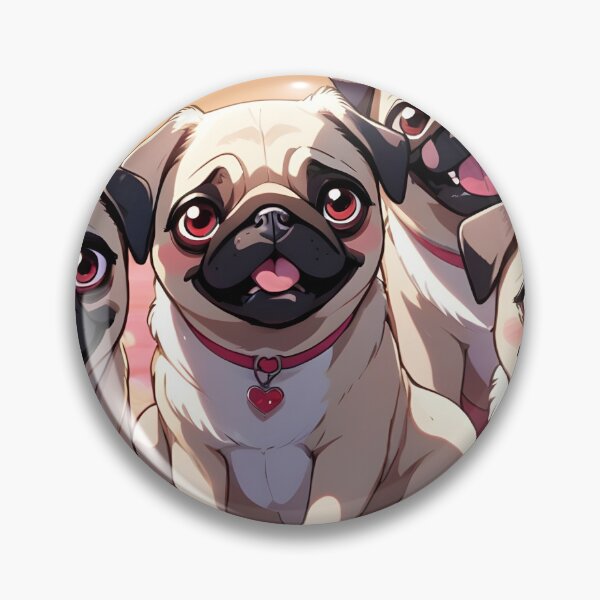 Item preview, Pug Dog Friends  designed and sold by netz28.