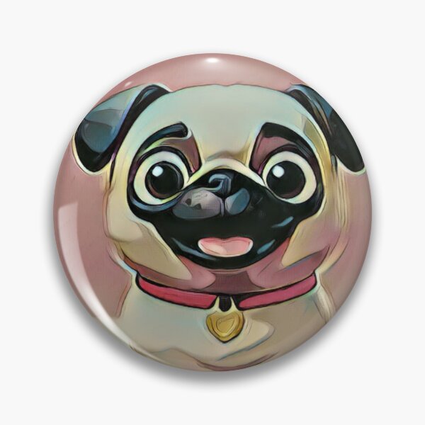 Item preview, Cute Smiling Pug Dog  designed and sold by netz28.