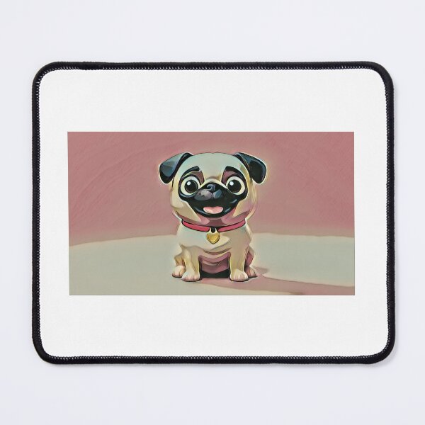 Item preview, Cute Smiling Pug Dog  designed and sold by netz28.