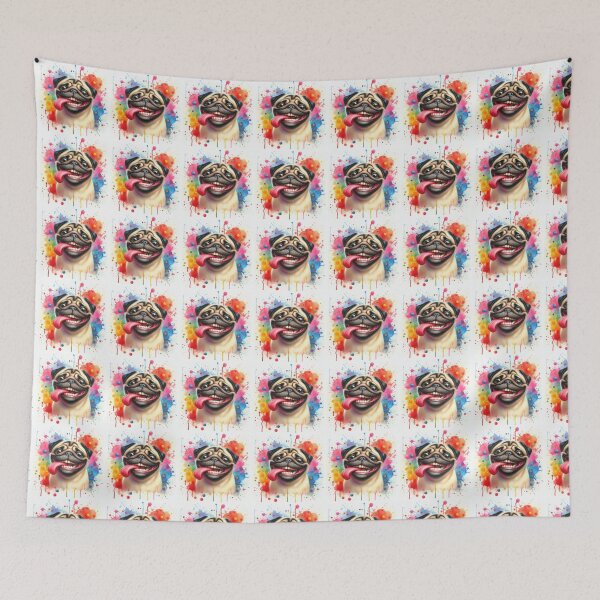 Item preview, Pug Dog Smiles  designed and sold by netz28.