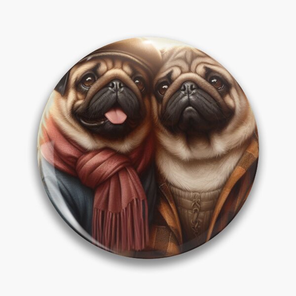 Item preview, Amigos del perro Pug designed and sold by netz28.
