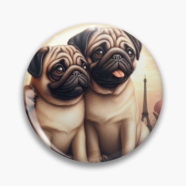 Item preview, Pug Dog Friends  designed and sold by netz28.