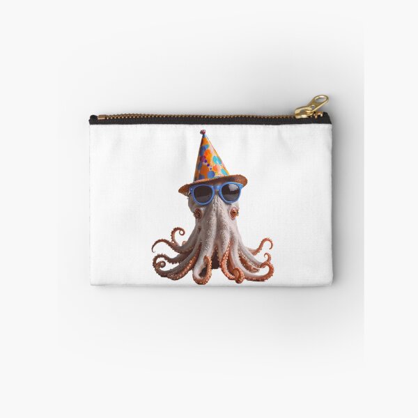 Item preview, Octopus Birthday Party Hat Happy Balloons Celebrations Cute cool designed and sold by CheeseBlueprint.