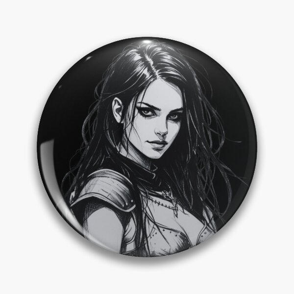 Item preview, Beatiful warrior gothic woman designed and sold by Freeform Flow by Caroline.