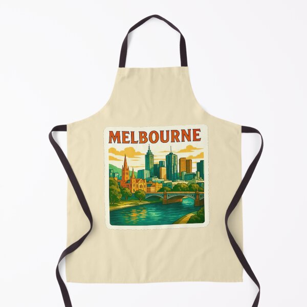Item preview, Melbourne, Australia - Yarra River & City Skyline designed and sold by Myra365Art.