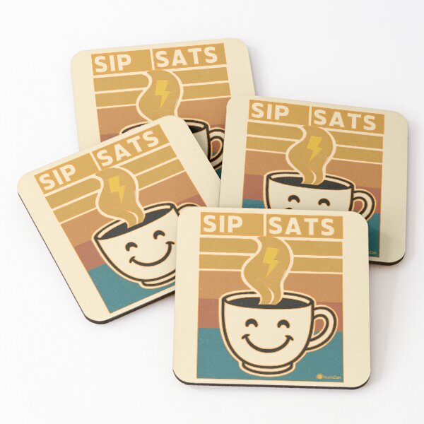 Item preview, Sip Sats – Coffee enjoyment with Lightning designed and sold by Silvernuit.