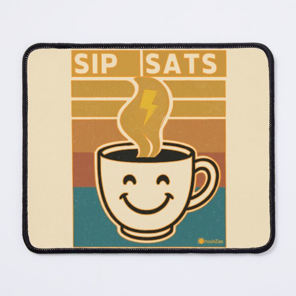 Item preview, Sip Sats – Coffee enjoyment with Lightning designed and sold by Silvernuit.