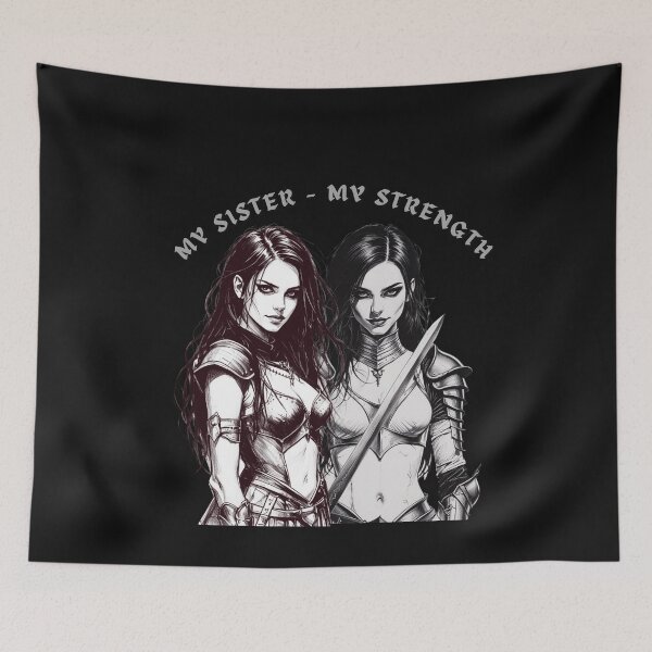 Item preview, My sister - my strength designed and sold by Freeform Flow by Caroline.