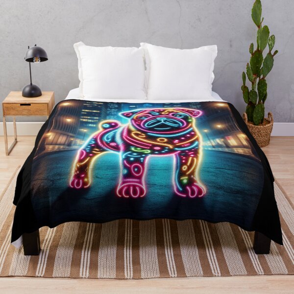 Item preview, Colourful Pug Dog designed and sold by netz28.